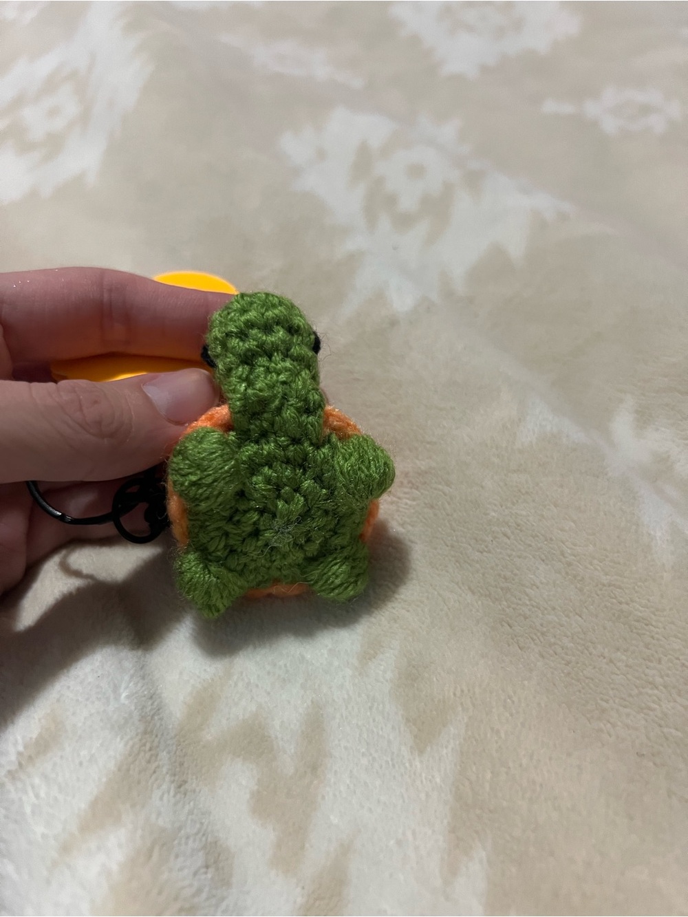 Crocheted Turtle Keychain 🐢 - Picture 3 of 6